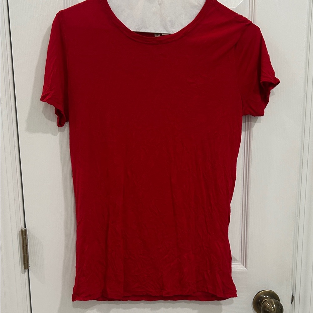 Comfy USA Vibrant Red Short Sleeve Tee